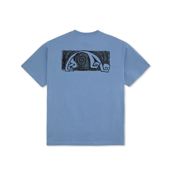 Polar Skate Co - Yoga Trippin' T-Shirt - Oxford Blue