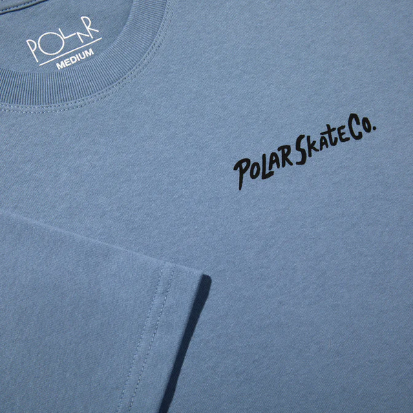 Polar Skate Co - Yoga Trippin' T-Shirt - Oxford Blue