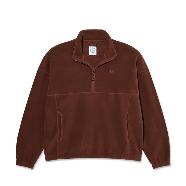 Polar Skate Co - Ivan Half Zip Sweater - Wine