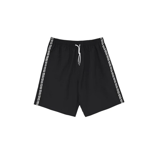 Polar Skate Co - Square Stripe City / Swim Shorts - Black