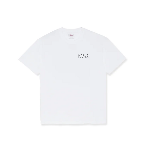 Polar Skate Co - Skorsten Fill Logo T-Shirt - White