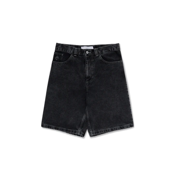 Polar Skate Co - Big Boy Denim Shorts - Silver Black