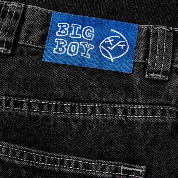 Polar Skate Co - Big Boy Denim Shorts - Silver Black