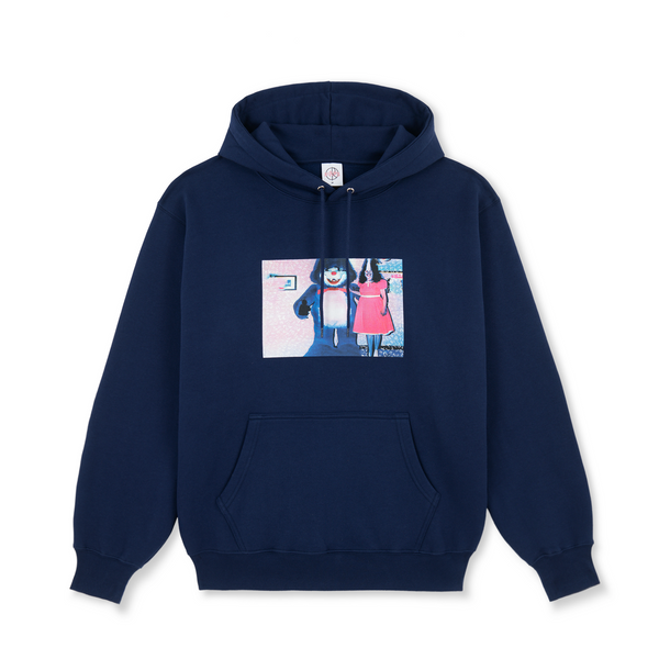 Polar Skate Co Dave Hoodie Pink Dress Dark Blue EastWestNovelty