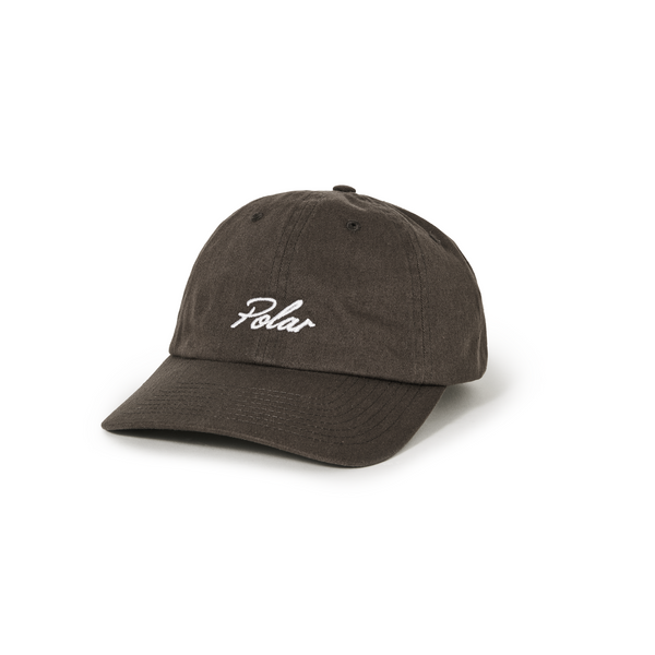 Polar Skate Co. - Sai Cap Hat Varsity Logo - Brown