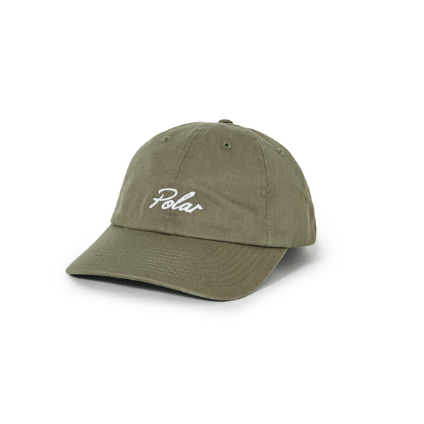Polar Skate Co. - Sai Cap Hat Varsity Logo - Khaki