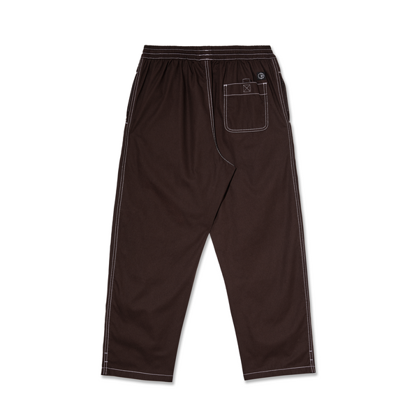 Polar Skate Co - Surf Pants |Contrast - Chocolate/White