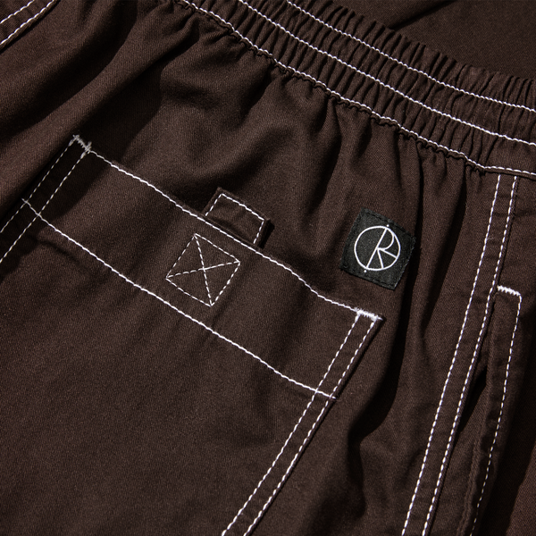 Polar Skate Co - Surf Pants |Contrast - Chocolate/White