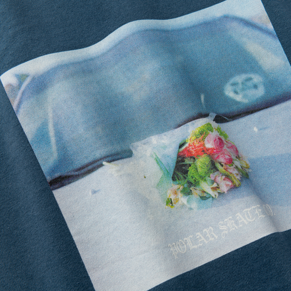 Polar Skate Co - Dead Flowers T-Shirt - Grey Blue