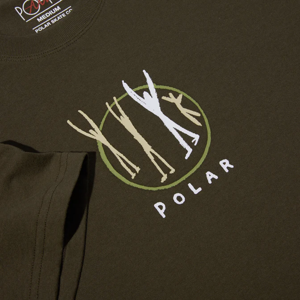 Polar Skate Co - Polar Gang T-Shirt - Brown - LG