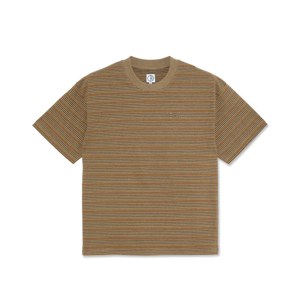 Polar Skate Co - Stripe Surf T-Shirt - Camel