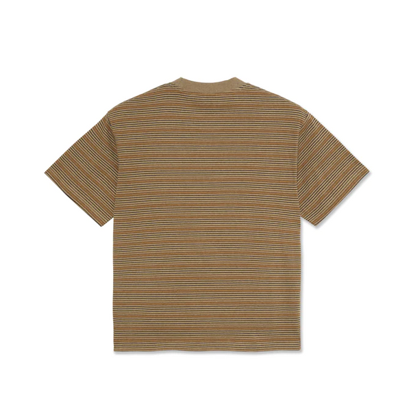 Polar Skate Co - Stripe Surf T-Shirt - Camel