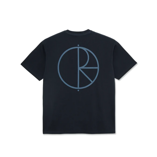 Polar Skate Co - Stroke Logo T-Shirt (Navy / Blue) - L