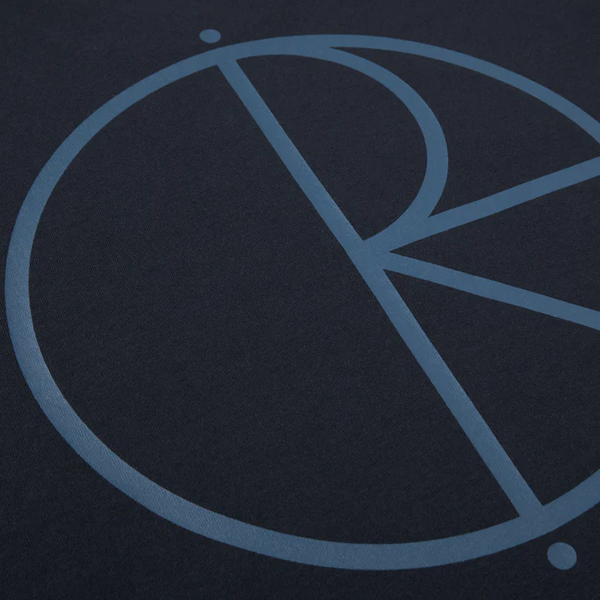 Polar Skate Co - Stroke Logo T-Shirt (Navy / Blue) - L