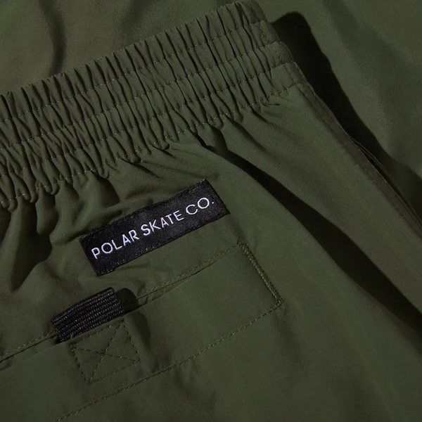 Polar Skate Co. - Utility Swim Shorts  - Dark Olive