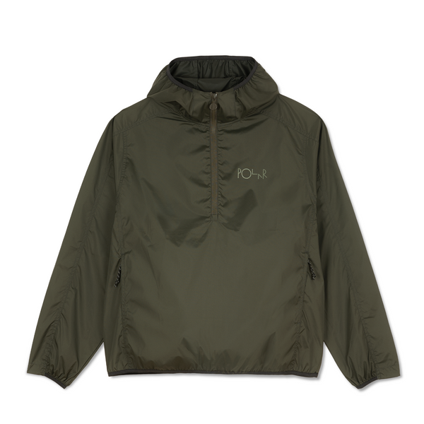 Polar Skate Co - Packable Anorak Jacket - Dirty Black