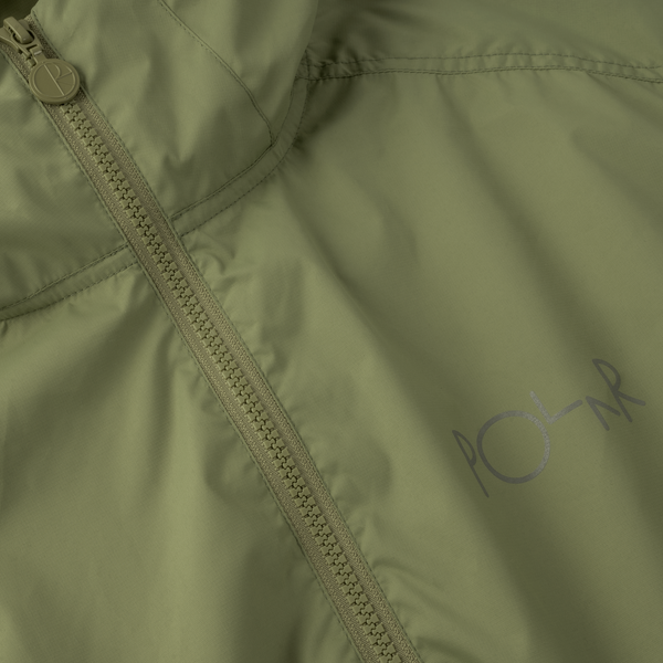 Polar Skate Co - Packable Anorak Jacket - Dirty Green