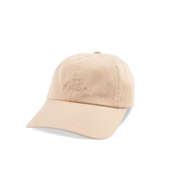 Polar Skate Co. - Sai Cap Hat Varsity Logo - Ecru
