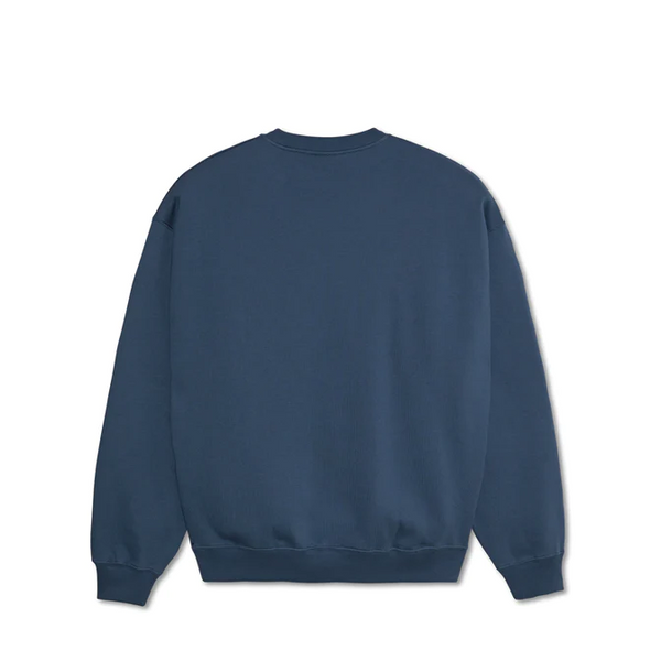 Polar Skate Co - Dave Crewneck | Faces -  Grey Blue