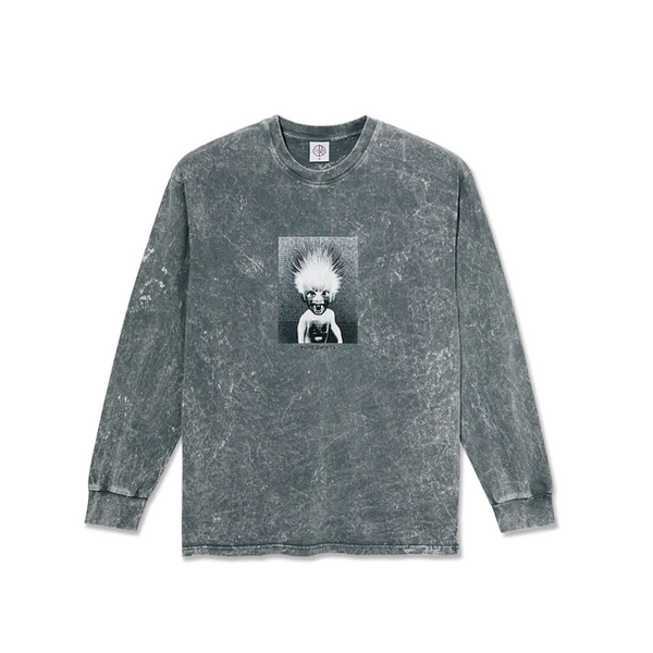 Polar Skate Co - Acid Demon Child Longsleeve T-Shirt - Grey
