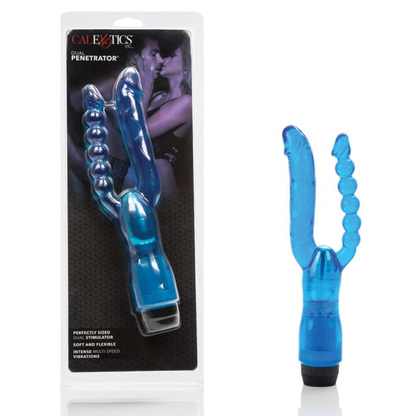 Crystalessence 5" Dual Penetrator - Blue