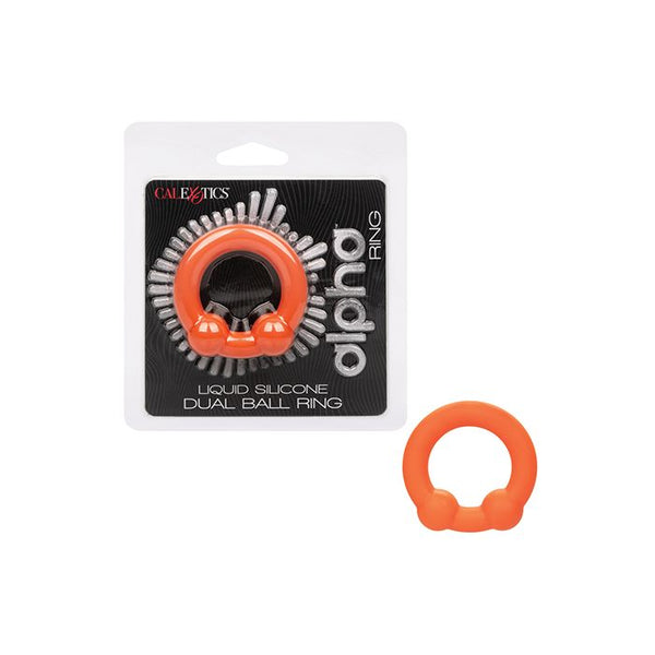 Alpha Liquid Silicone Dual Ball Ring