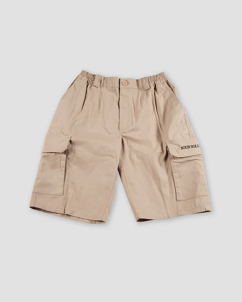 Sour Skateboards - Cargo Shorts - Beige - Medium