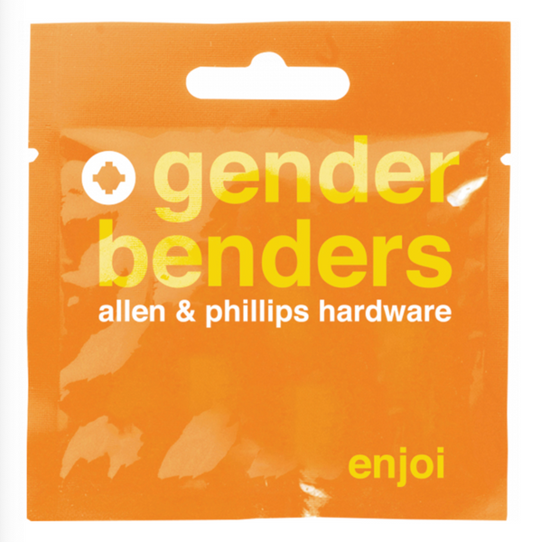 Enjoi Skate| 1" Universal Hardware| Gender Bender Drama Free Set