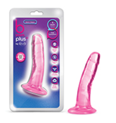 Blush B Yours Plus 5" Hard n' Happy Dildo - Pink