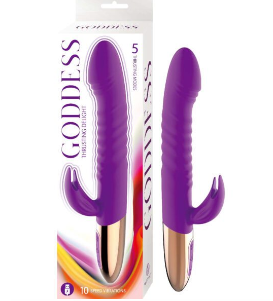 Goddess Thrusting Delight - Purple