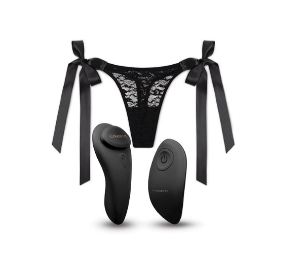 Coquette The Secret Panty Vibe - Black/Rose Gold