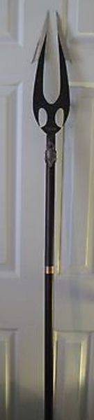 Sonja's Revenge Forked Trident Spear Aluminum Shaft Bud K W/Post - Kriegar