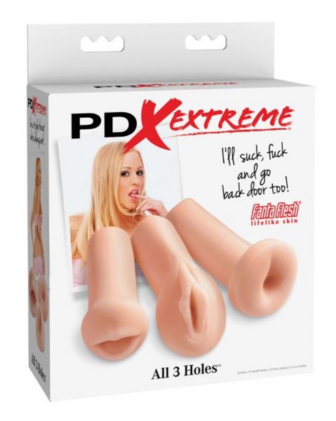 Pipedream Extreme Toyz All 3 Holes Masturbator