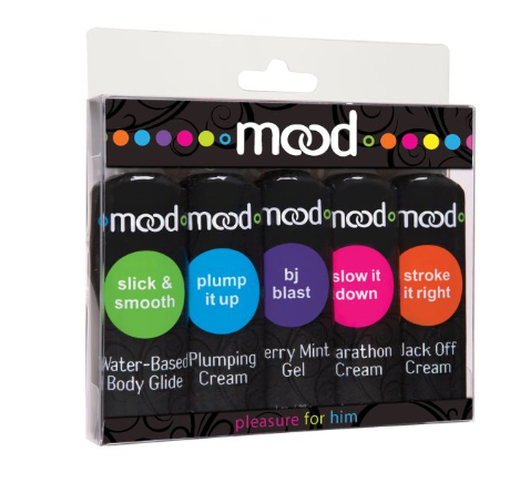 Mood Lube Pleasure for Him - Asst. Pack of 5