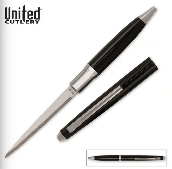 Black Ink Pen Knife