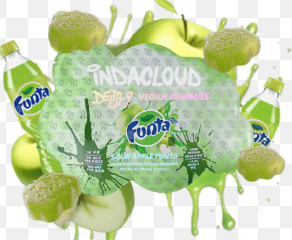 Indacloud - Sour Apple Funta Delta 9 THC Gummies