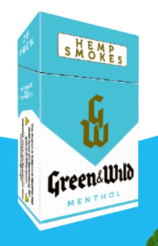 Green and Wild Hemp Cigarettes- Menthol