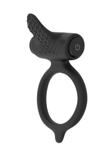 Bcharmed Classic Vibrating Cock Ring - Black