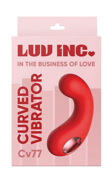 Luv Inc. Curved Vibrator - Red