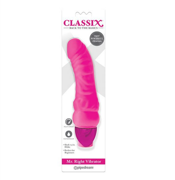 Classix Mr Right Vibrator - Pink