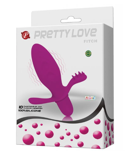 Pretty Love Fitch Anal Vibrator - Fuchsia