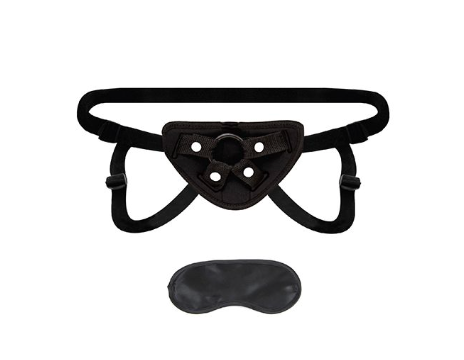 Lux Fetish Strap On Harness - Black