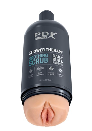 PDX Plus Shower Therapy Soothing Scrub - Light