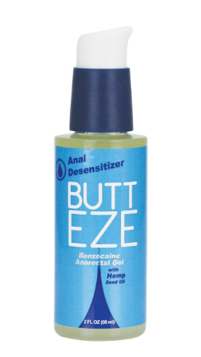 Butt Eze Desensitizing Lubricant w/Hemp Seed Oil - 2 oz