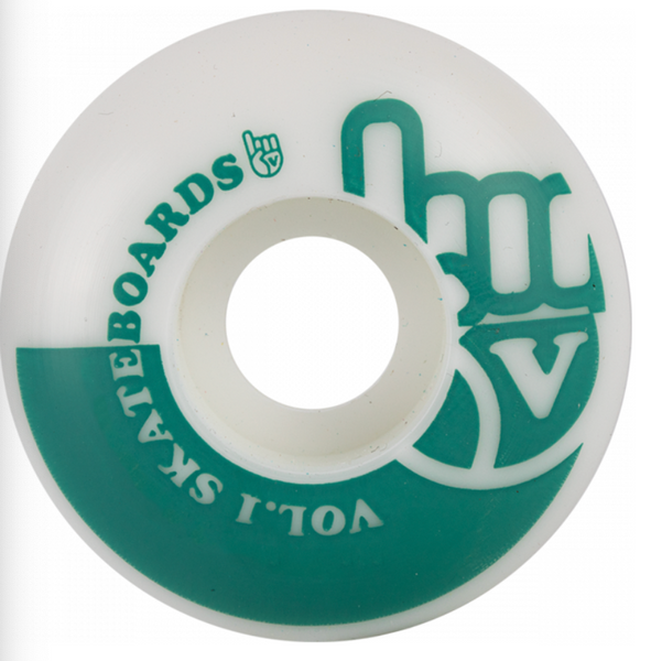 Volume 1 Wheels - 54mm No.1 - White/Teal