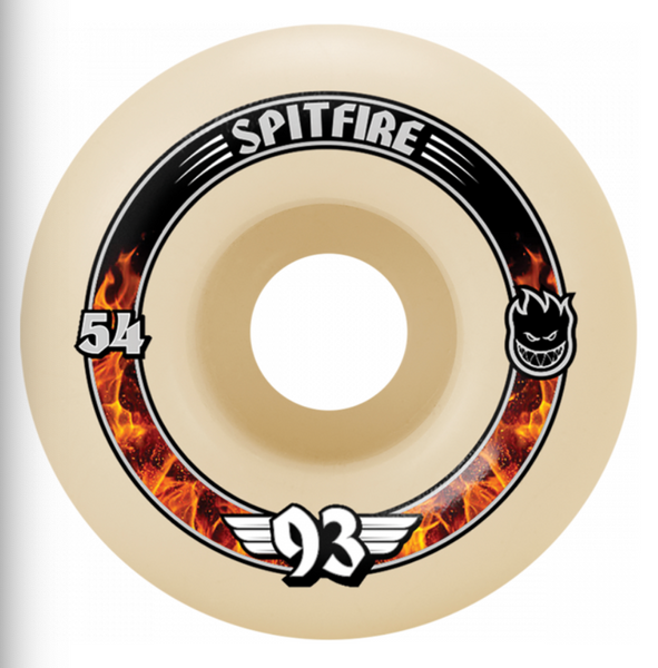 Spitfire Wheels - 54mm 93a - F4 Radial Soft Sliders