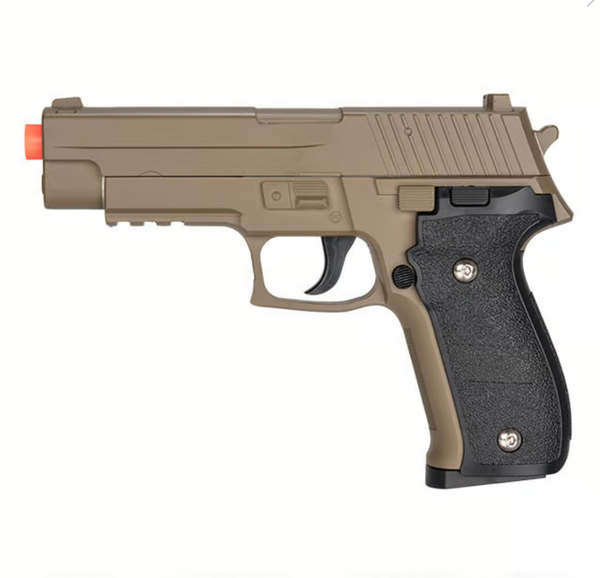 G26D Airsoft Metal 226 Spring Pistol - DARK EARTH Shoots 280 FPS