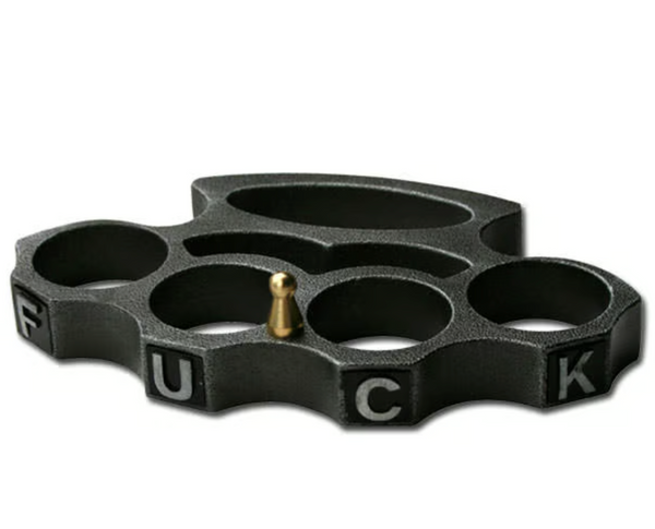 F*ck Black Belt Buckle Knuckles