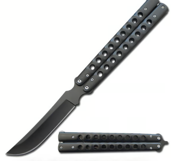 Demonic Balisong Butterfly Knife 6.25" Closed in Length