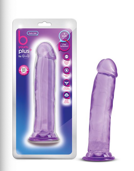 Blush B Yours Plus 9" Thrill n Drill - Purple